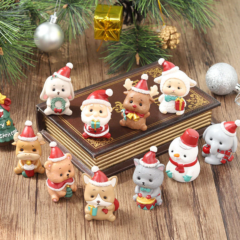 Handmade Animal Santa Ornaments - Image 3