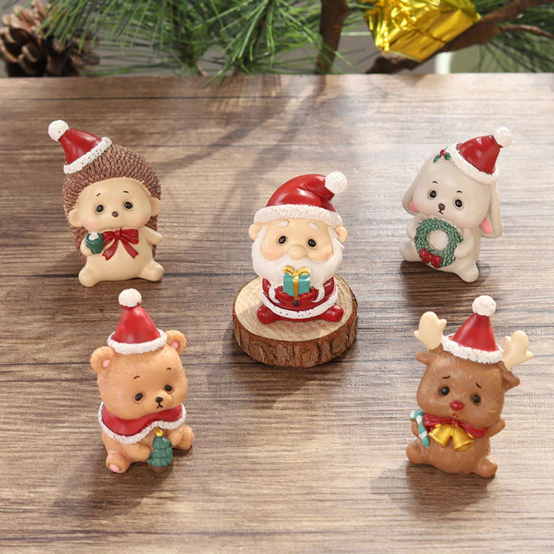 Handmade Animal Santa Ornaments - Image 4
