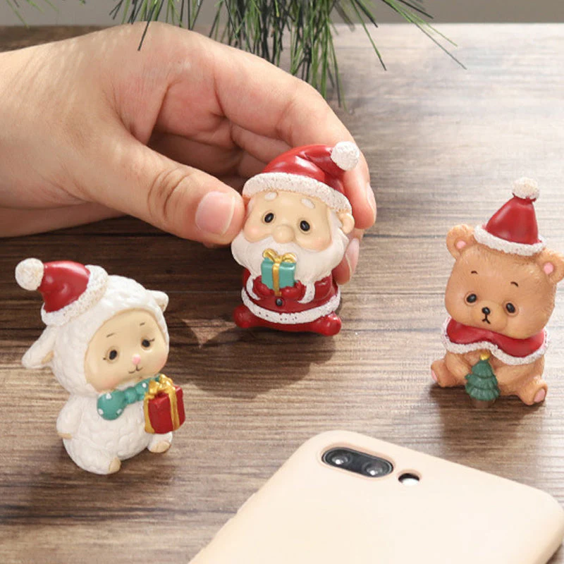 Handmade Animal Santa Ornaments - Image 6