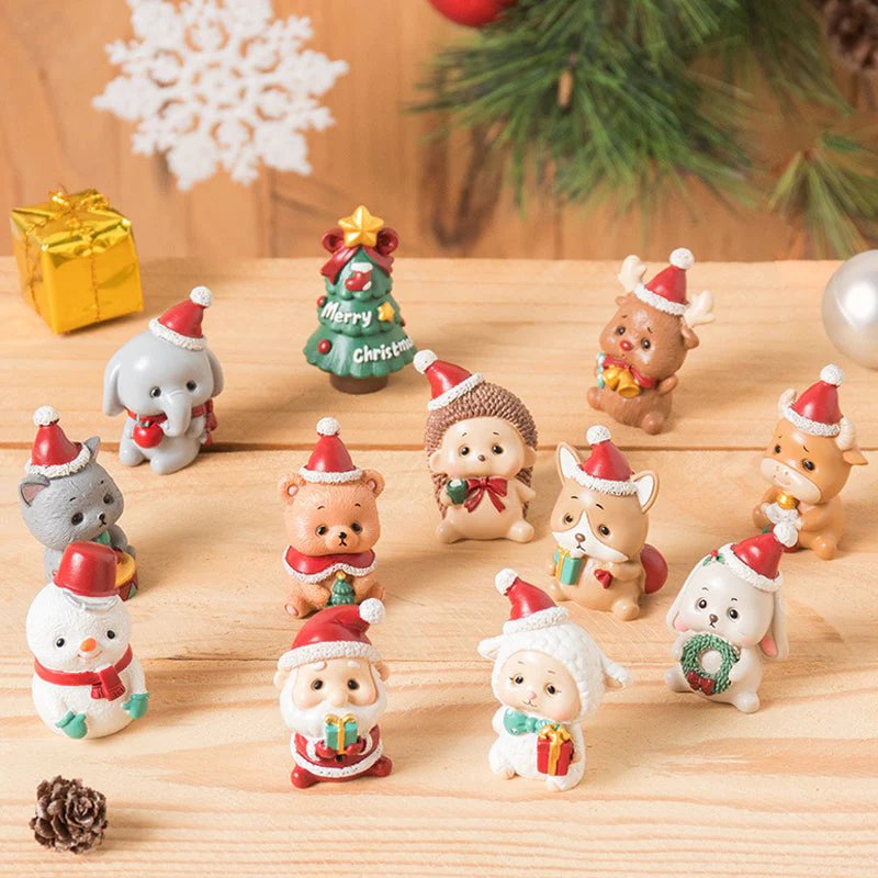 Handmade Animal Santa Ornaments - Image 8