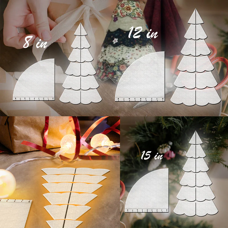 Handmade Christmas Tree Quilting Set - Image 8