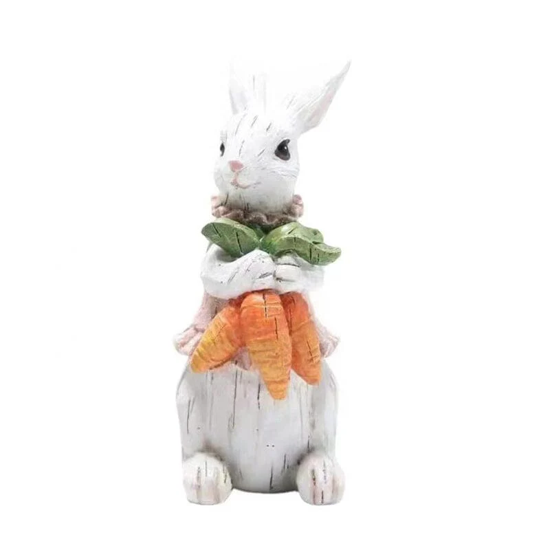 Handmade Easter Rabbit Figurines - Image 11