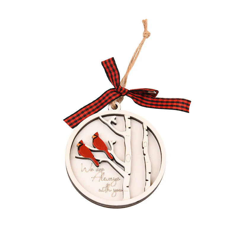 Handmade Memorial Ornament with Cardinals - Image 9