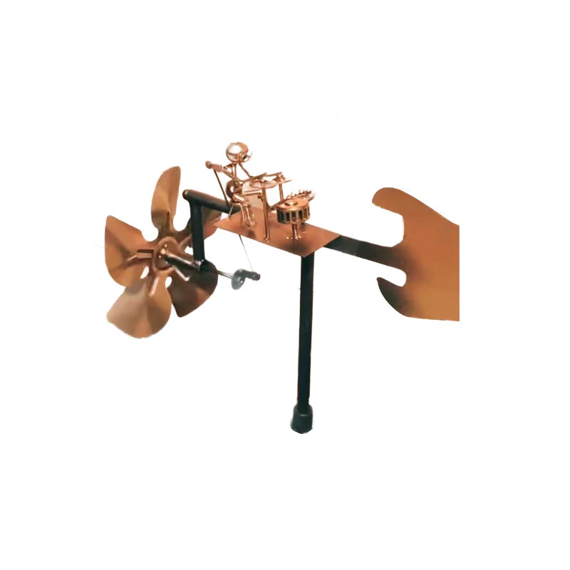 Handmade Metal Drummer Windmill - Image 11