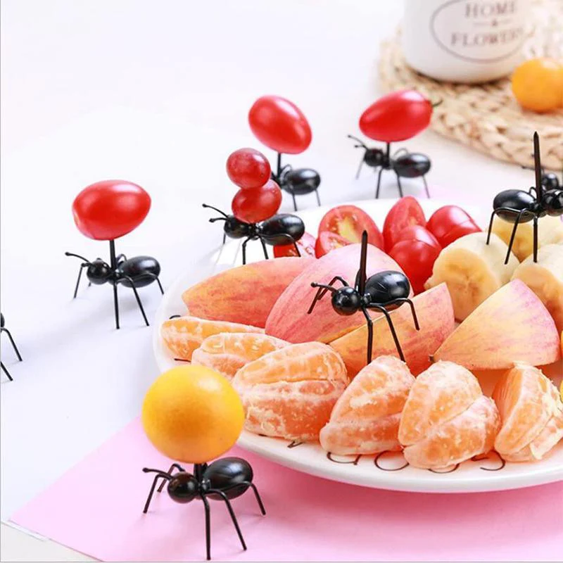 Hardworking Ants Moving Fruit Fork - Image 2