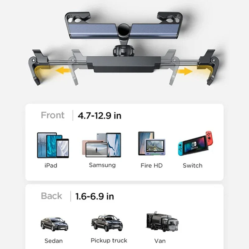 Headrest Tablet Mount Suitable for iPhone - Image 9