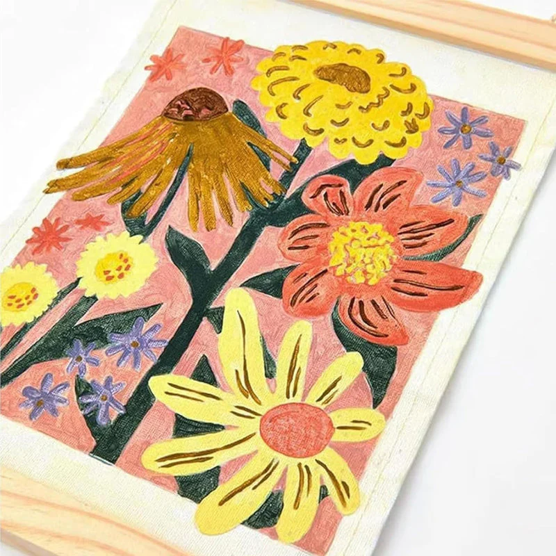 Hearts in Full Bloom Paint by Number Kit - Image 10