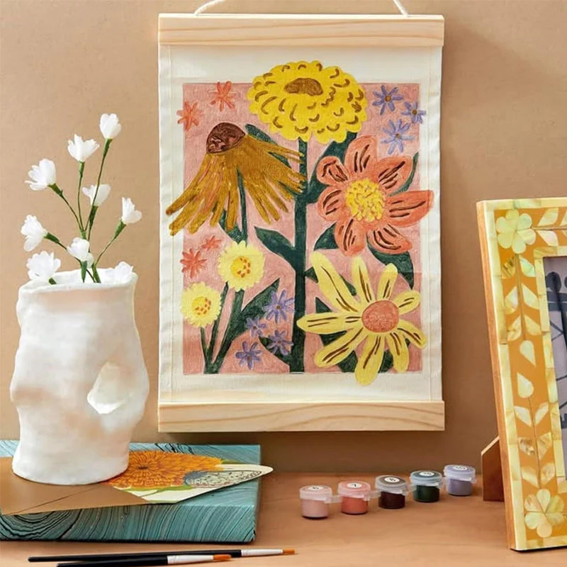 Hearts in Full Bloom Paint by Number Kit - Image 9