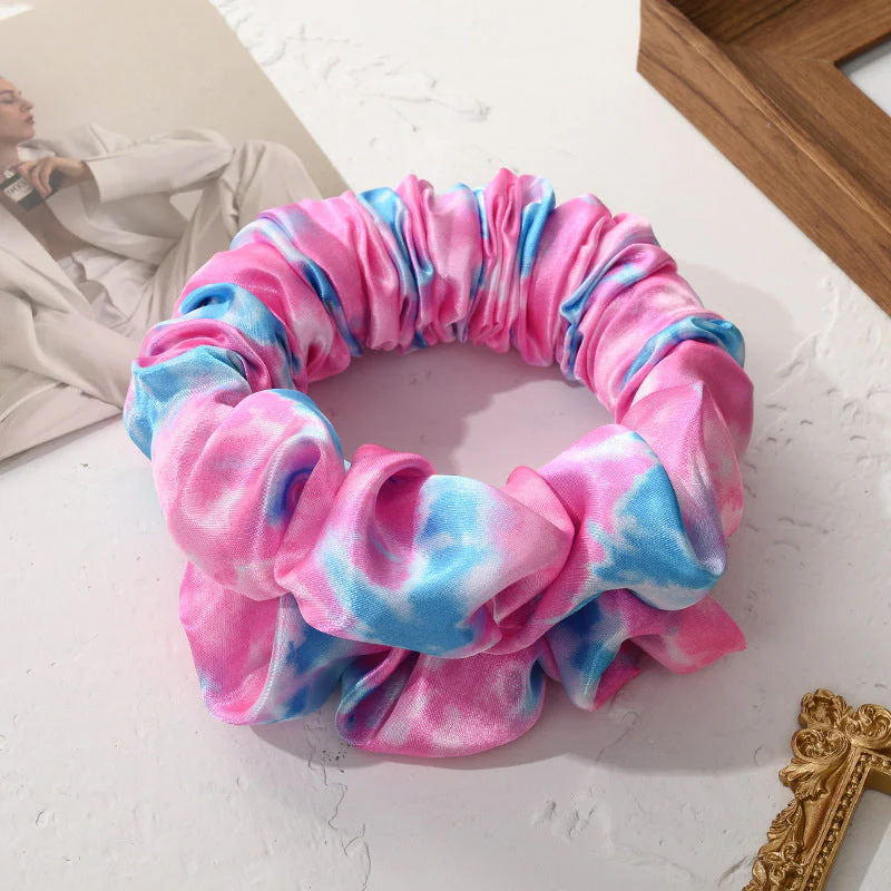 Heatless Hair Curling Double Scrunchie - Image 2