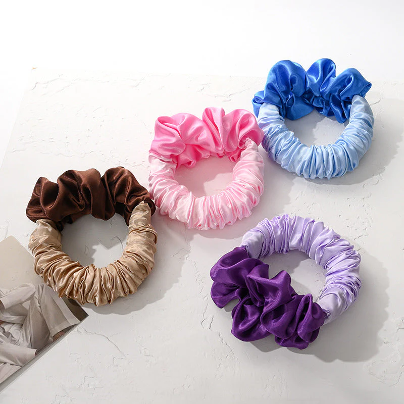 Heatless Hair Curling Double Scrunchie - Image 8