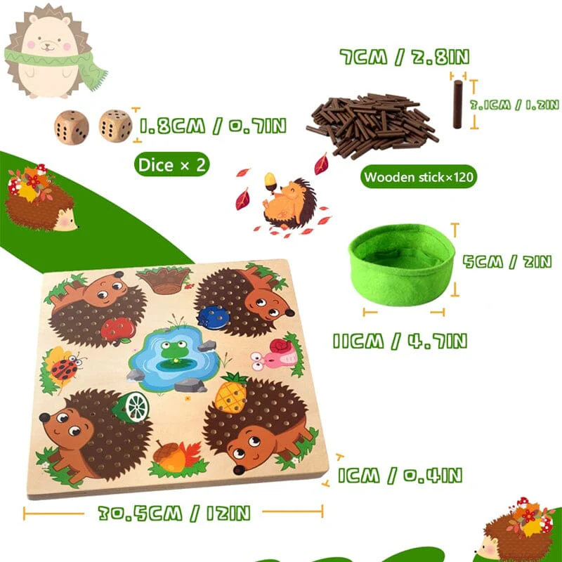 Hedgehog Counting Early Learning Toys - Image 12