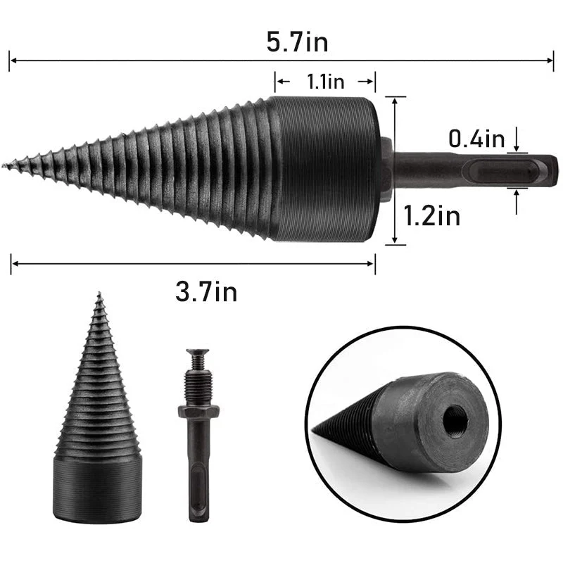 Hex Shank Firewood Drill Bit - Image 5