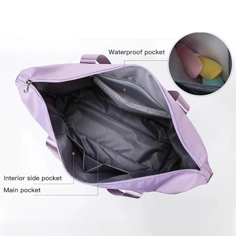 High-capacity Double-layer Wet Separation Travelling Bag - Image 9
