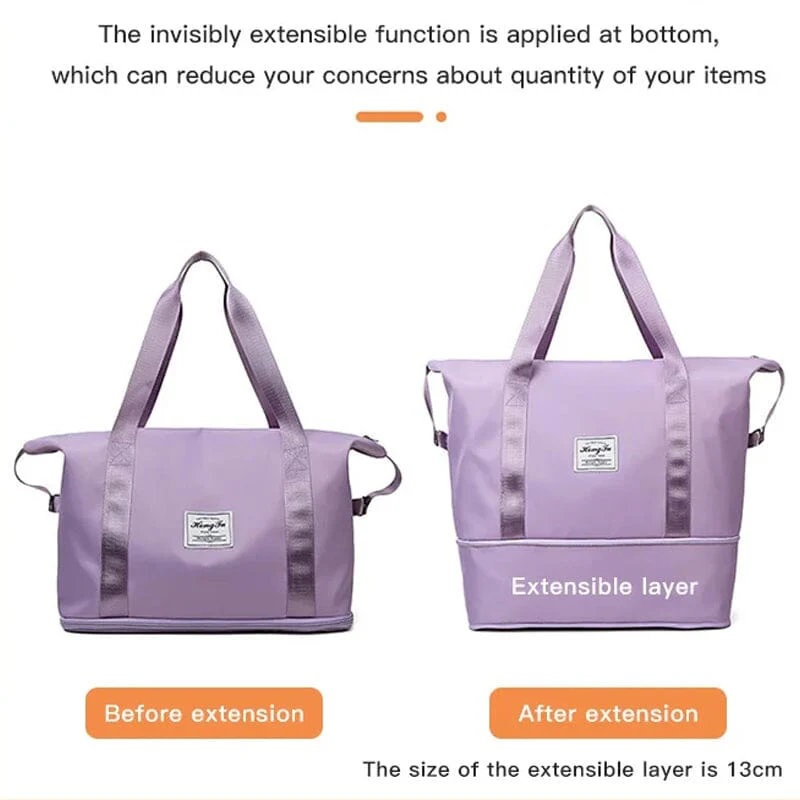 High-capacity Double-layer Wet Separation Travelling Bag - Image 7