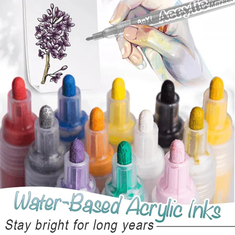 High Pigmented Acrylic Paint Markers - Image 6