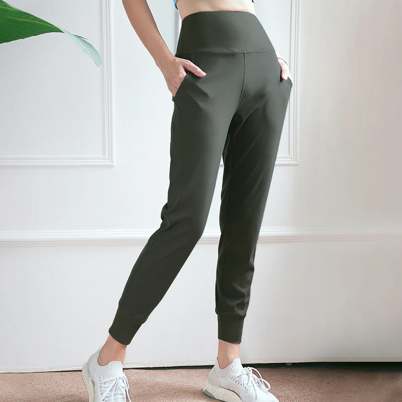 High-Rise Slim Cropped Jogger Pants - Image 8
