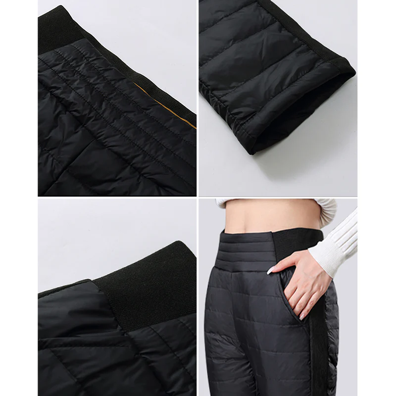 High Waist Light Down Pants - Image 2
