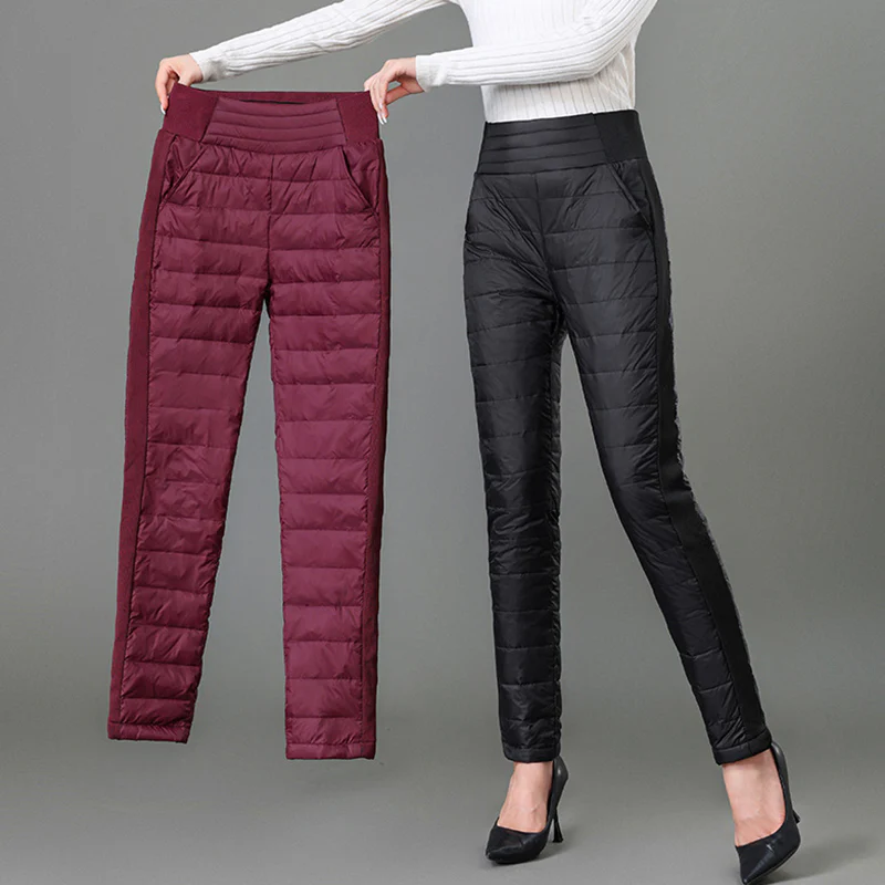 High Waist Light Down Pants - Image 5