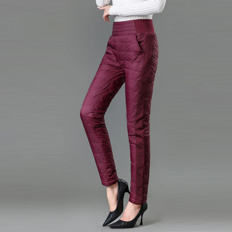 High Waist Light Down Pants - Image 8