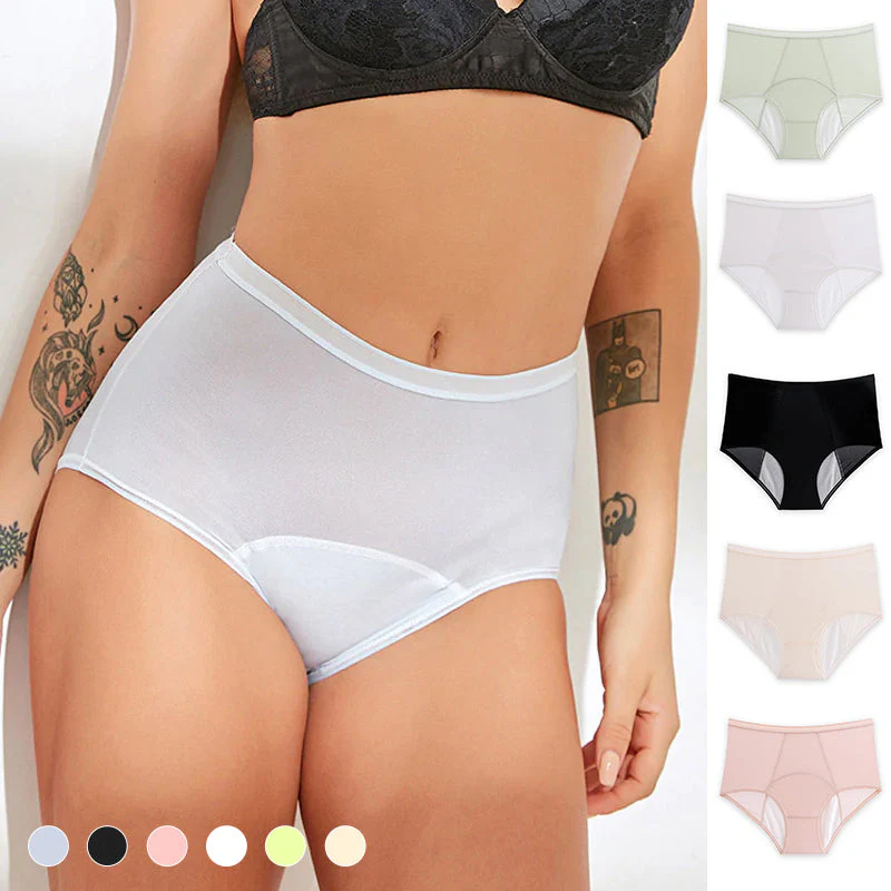 High-waisted Leak-proof Ultra-thin Panties - Image 14