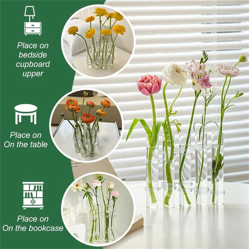 Hinged Flower Vase(6 pcs/8 pcs) - Image 2