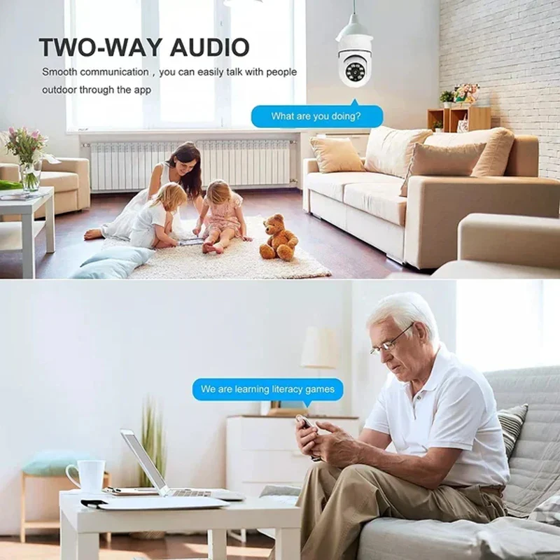 Home Light Bulb Camera ( TF card not included) - Image 5