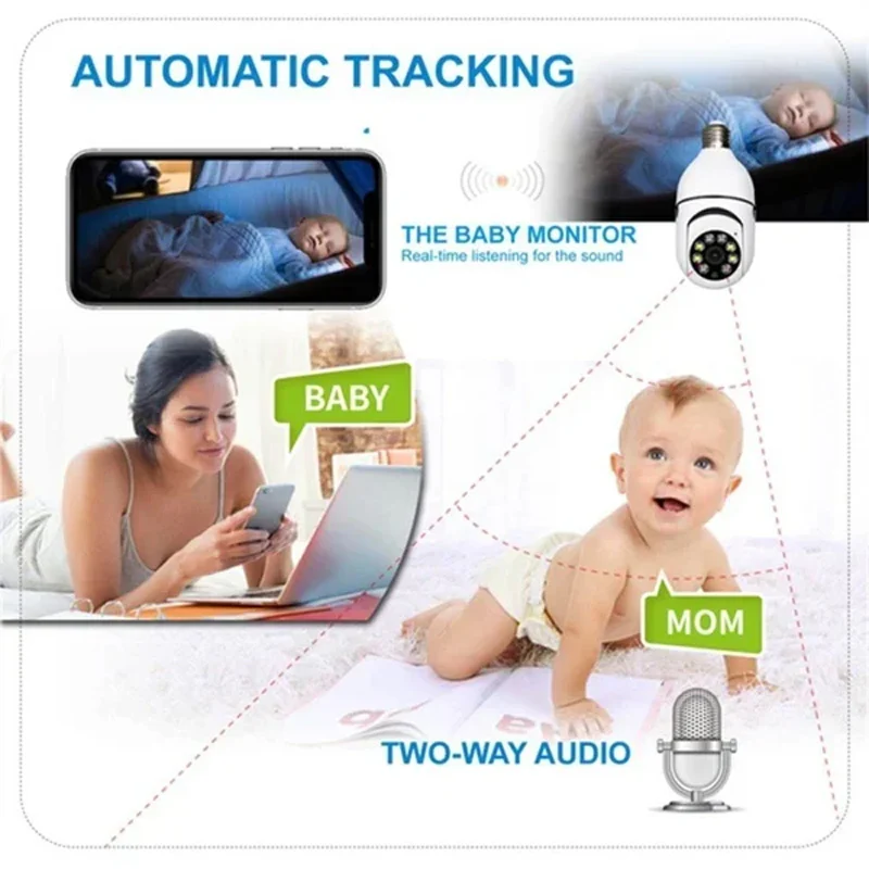 Home Light Bulb Camera ( TF card not included) - Image 7