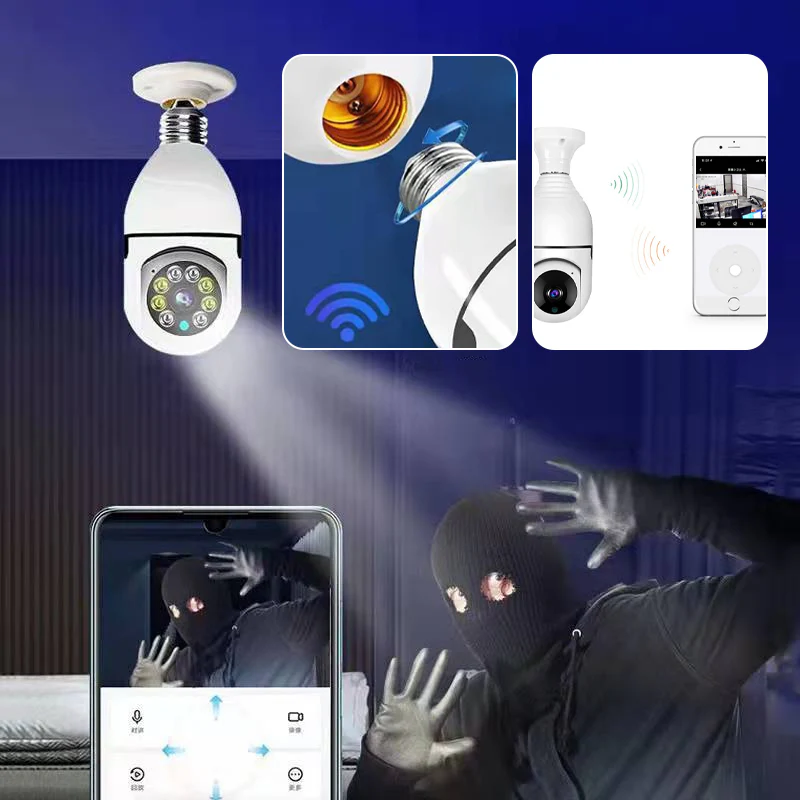 Home Light Bulb Camera ( TF card not included) - Image 9