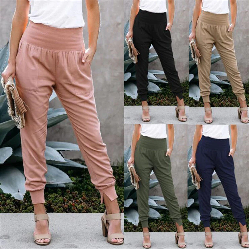Hot and Bothered Pocketed Cotton Joggers - Image 5