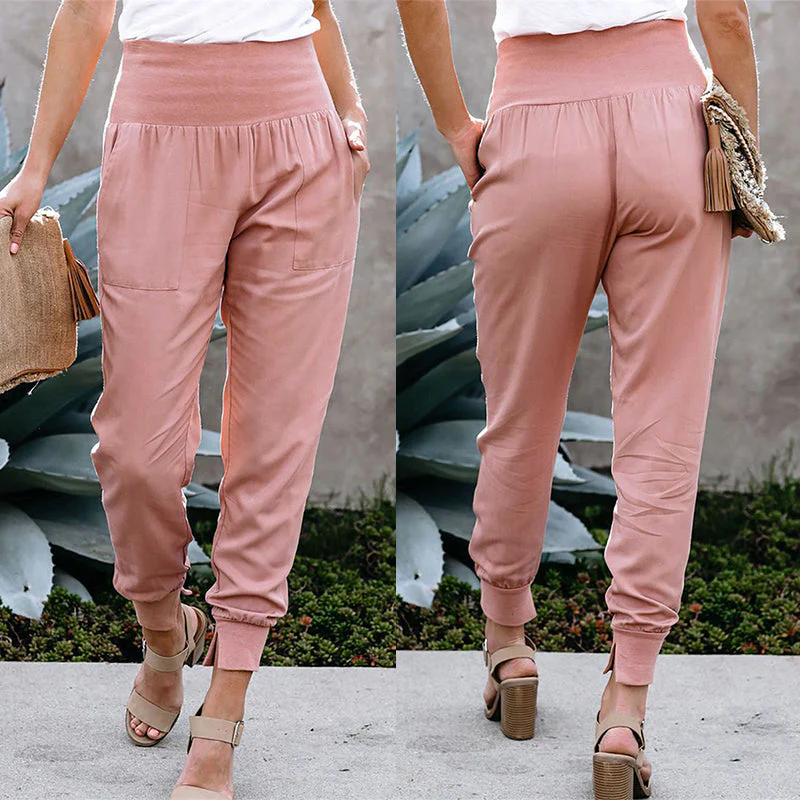 Hot and Bothered Pocketed Cotton Joggers - Image 7