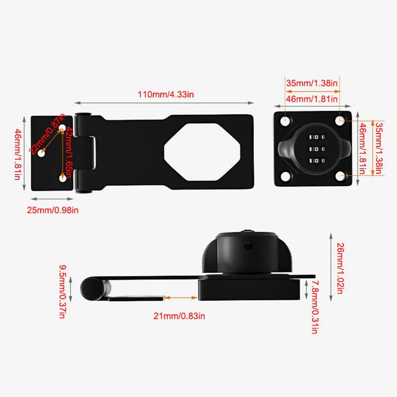 Household Cabinet Password Locks - Image 14