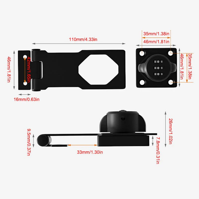 Household Cabinet Password Locks - Image 15