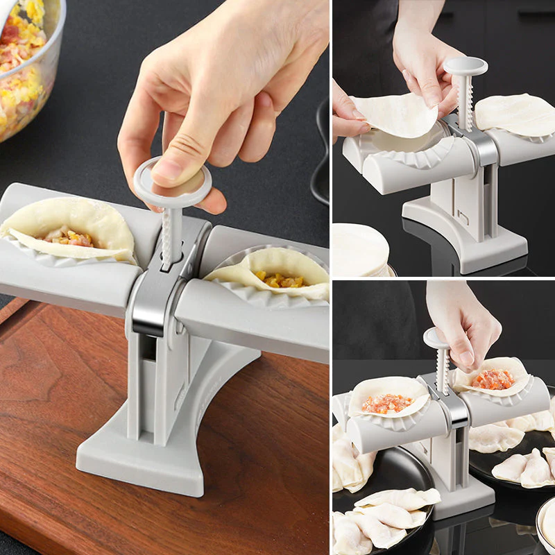 Household Double Head Automatic Dumpling Maker Mould - Image 10