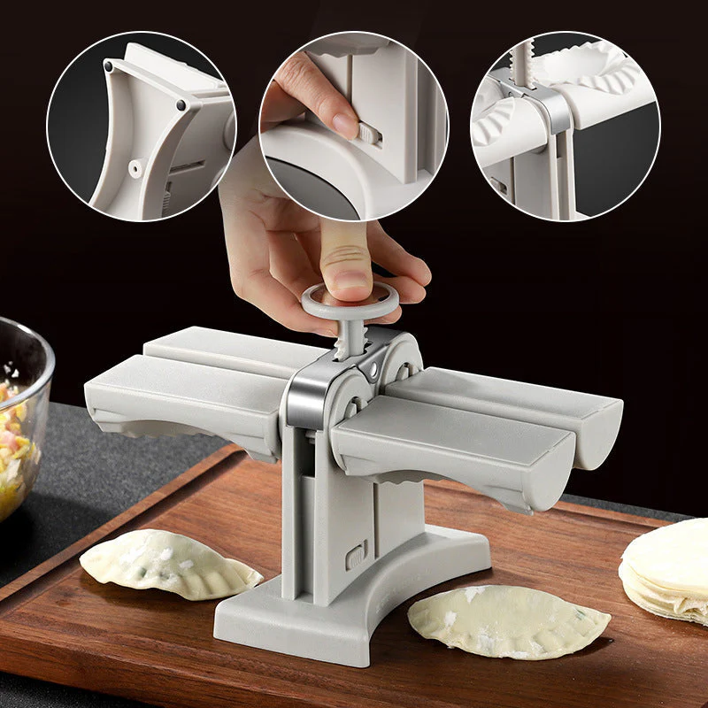 Household Double Head Automatic Dumpling Maker Mould - Image 9