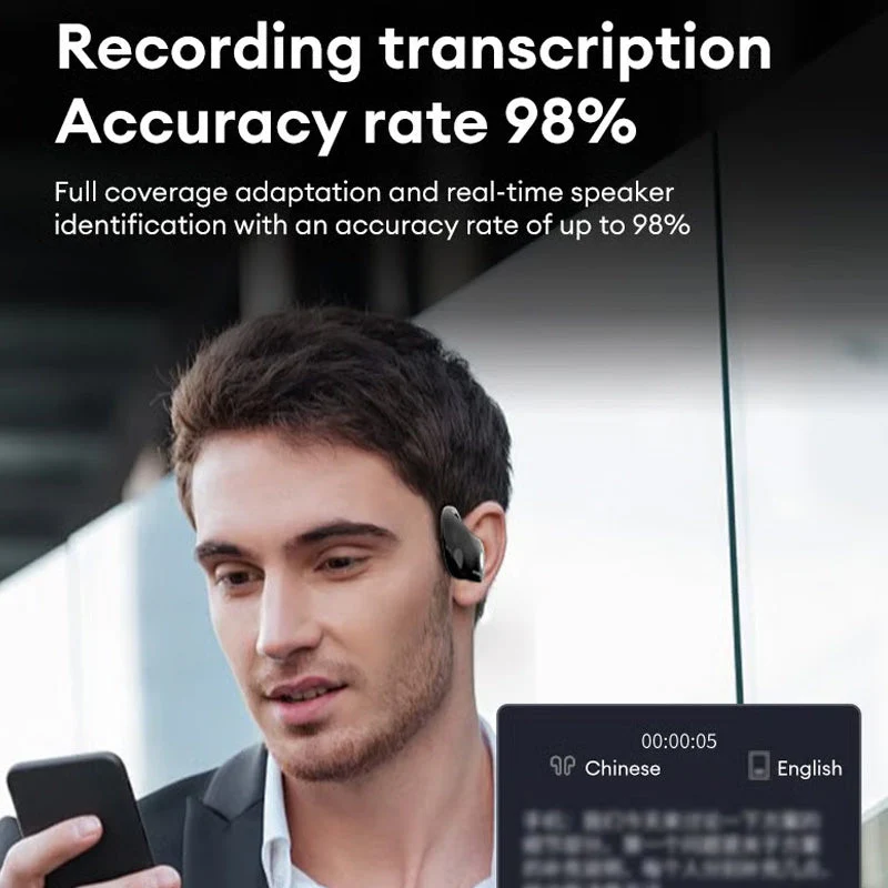 HY-T26 Pro Wireless Bluetooth Translation Earbuds - Image 9