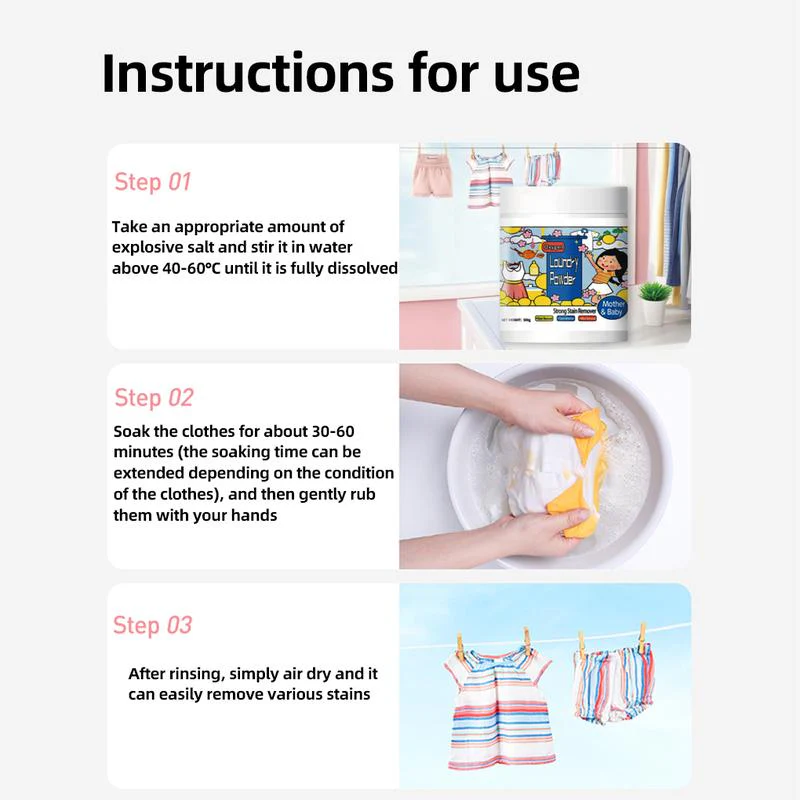 Hyper Concentrated Strong Stain Remover Powder - Image 4