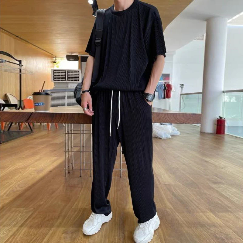 Ice Silk Male Casual Suit - Image 14