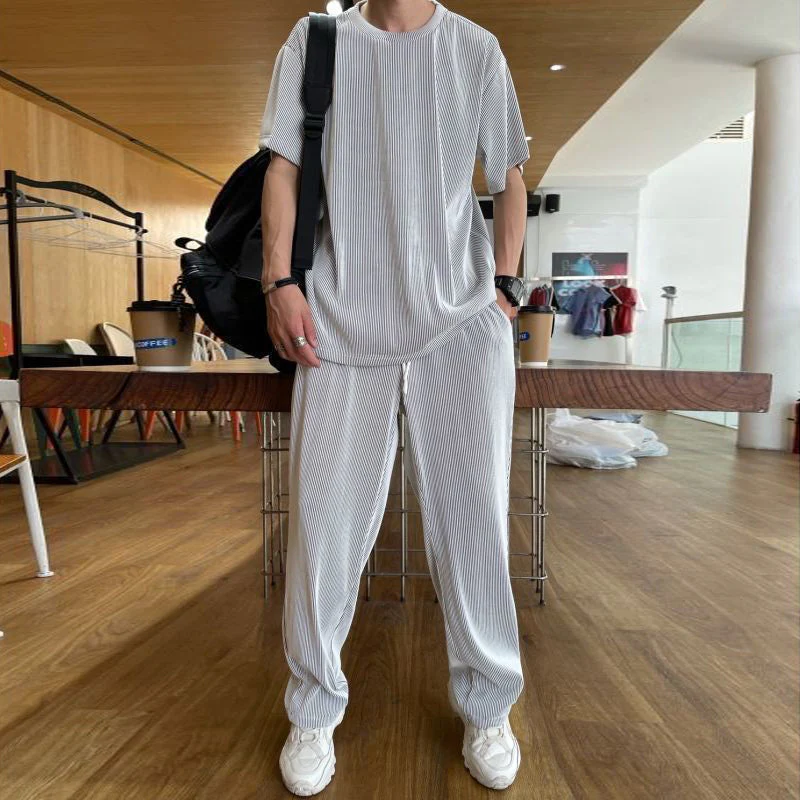 Ice Silk Male Casual Suit - Image 2