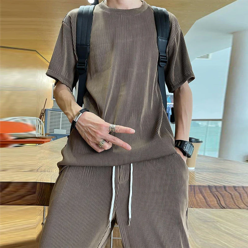 Ice Silk Male Casual Suit - Image 6