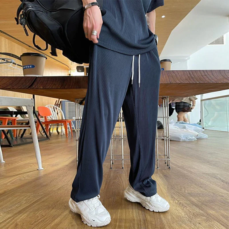 Ice Silk Male Casual Suit - Image 9