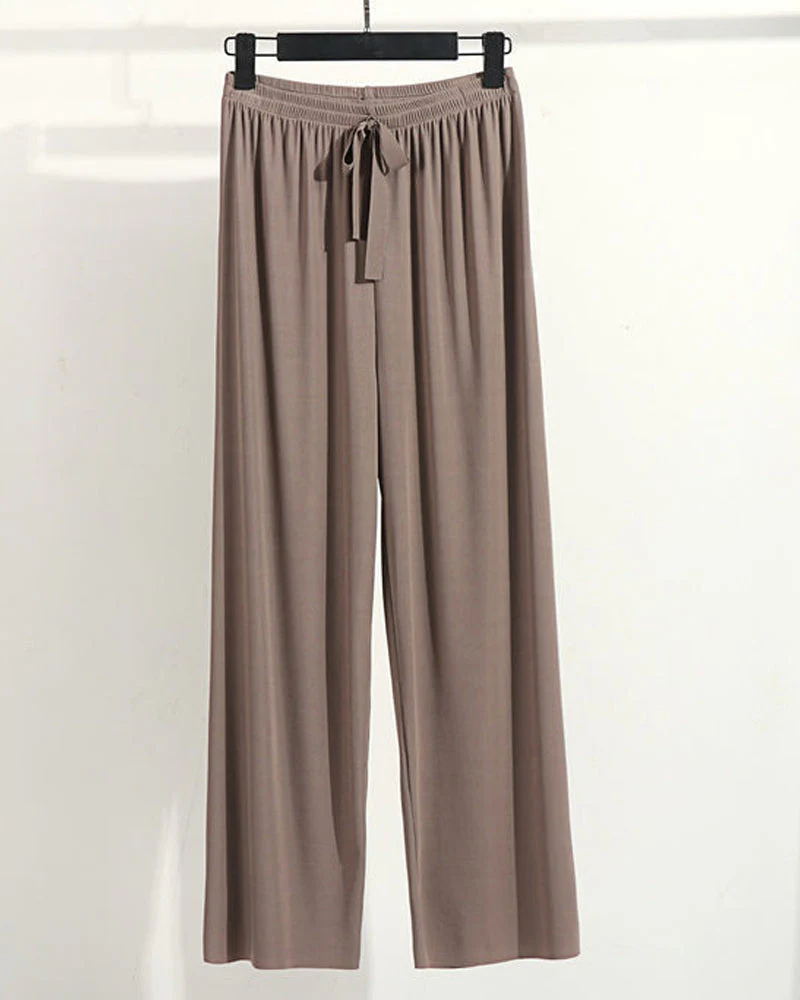 Ice Silk Pajama Two-piece Set - Image 11