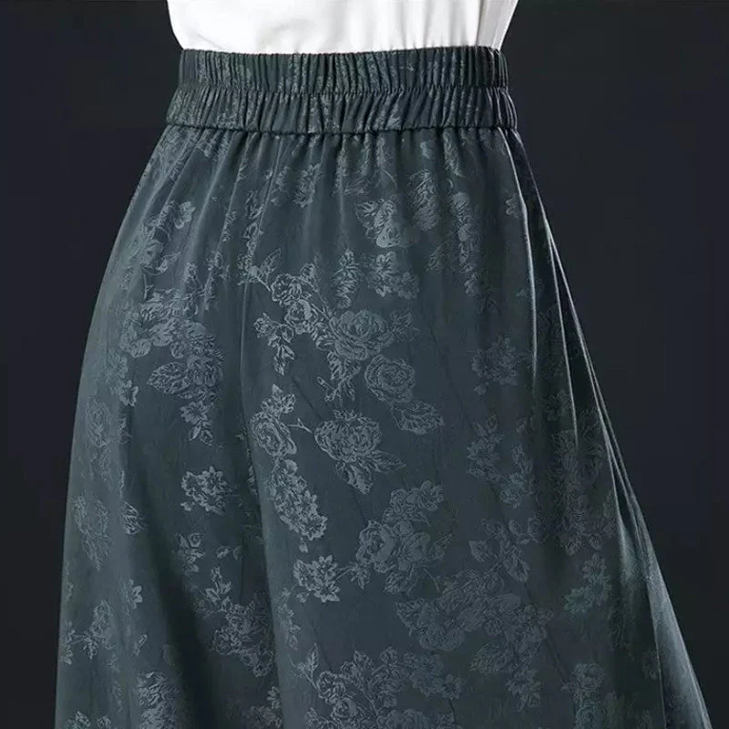 Ice Silk Palazzo Pants Cool & Comfy Palazzo Pants - Image 3