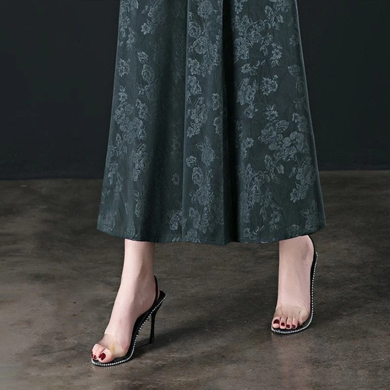 Ice Silk Palazzo Pants Cool & Comfy Palazzo Pants - Image 4