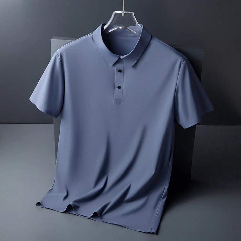 Ice Silk Polo T-shirt - Image 10