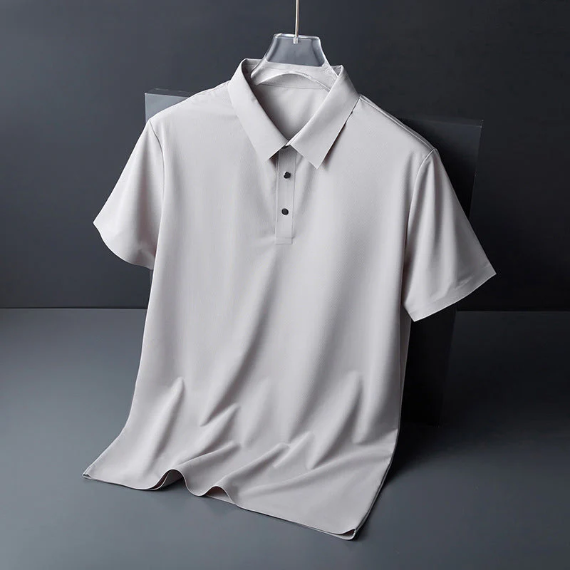 Ice Silk Polo T-shirt - Image 11