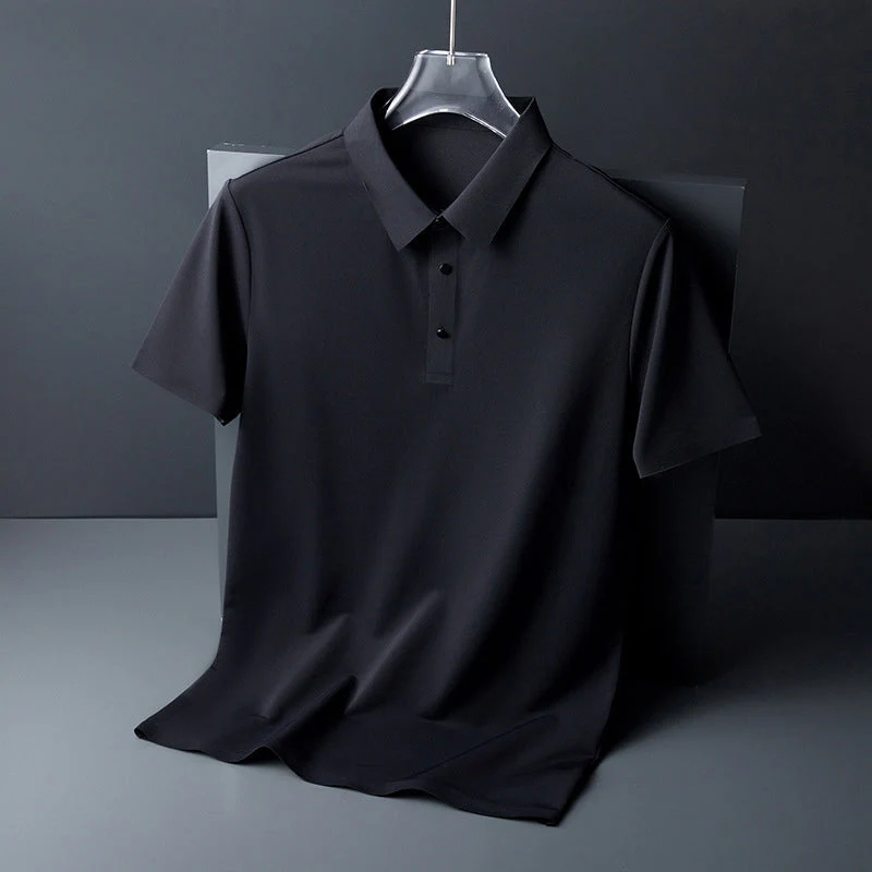 Ice Silk Polo T-shirt - Image 12