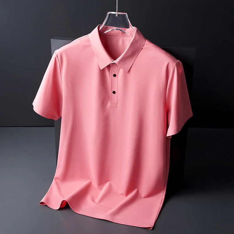 Ice Silk Polo T-shirt - Image 7