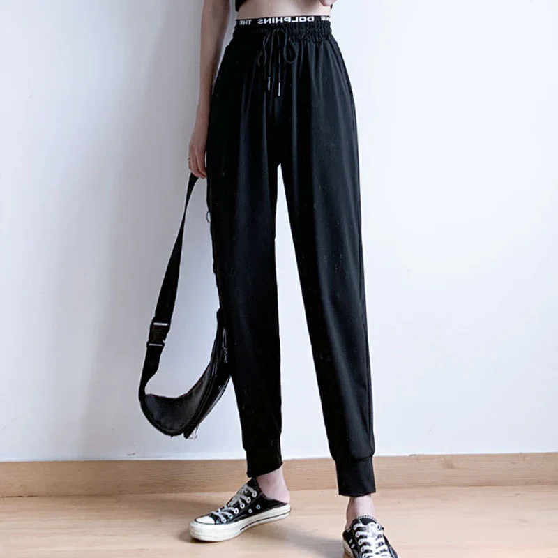 Ice Silk Sports Loose Casual Pants - Image 9