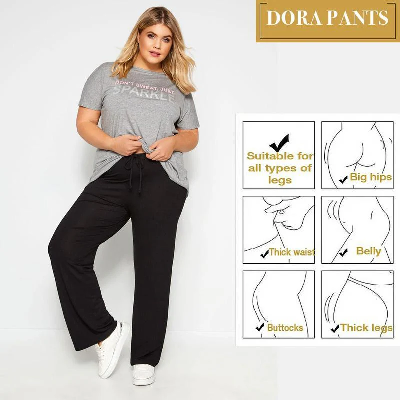 Ice Silk Wide Leg Women's Pants - Image 7