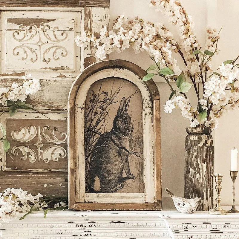 Imaginative Vintage Entrance Mural - Image 5
